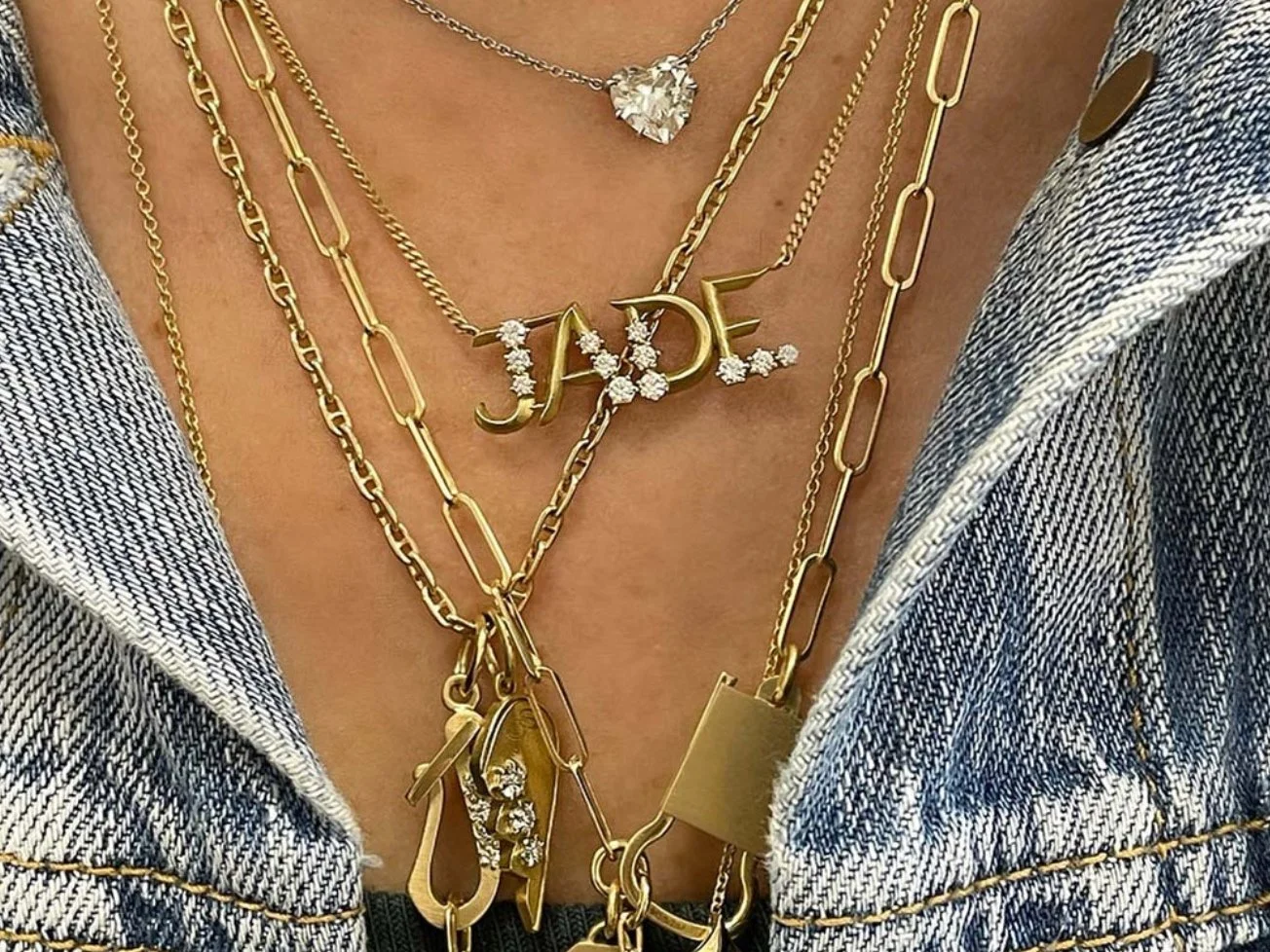 Jade Trau CUSTOM Nameplate Necklace (SPECIAL ORDER) — Etc